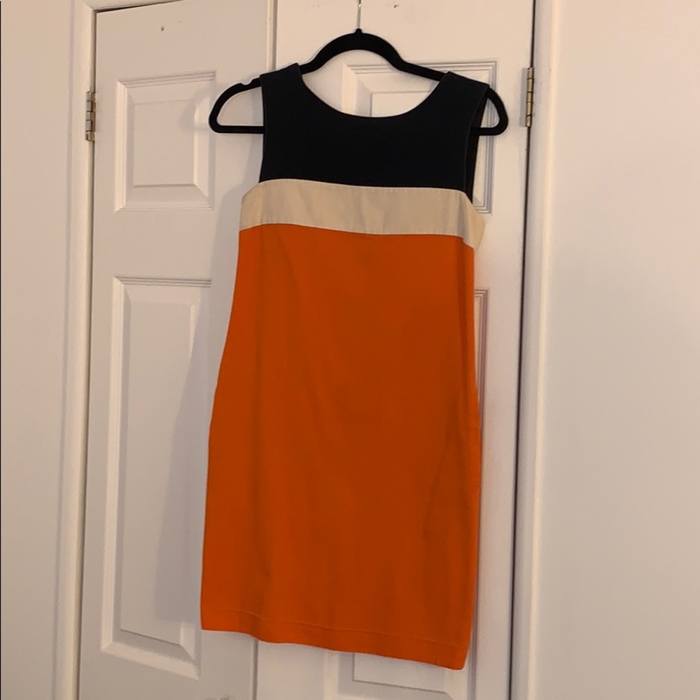 Color Block Shift Dress with Pockets!!